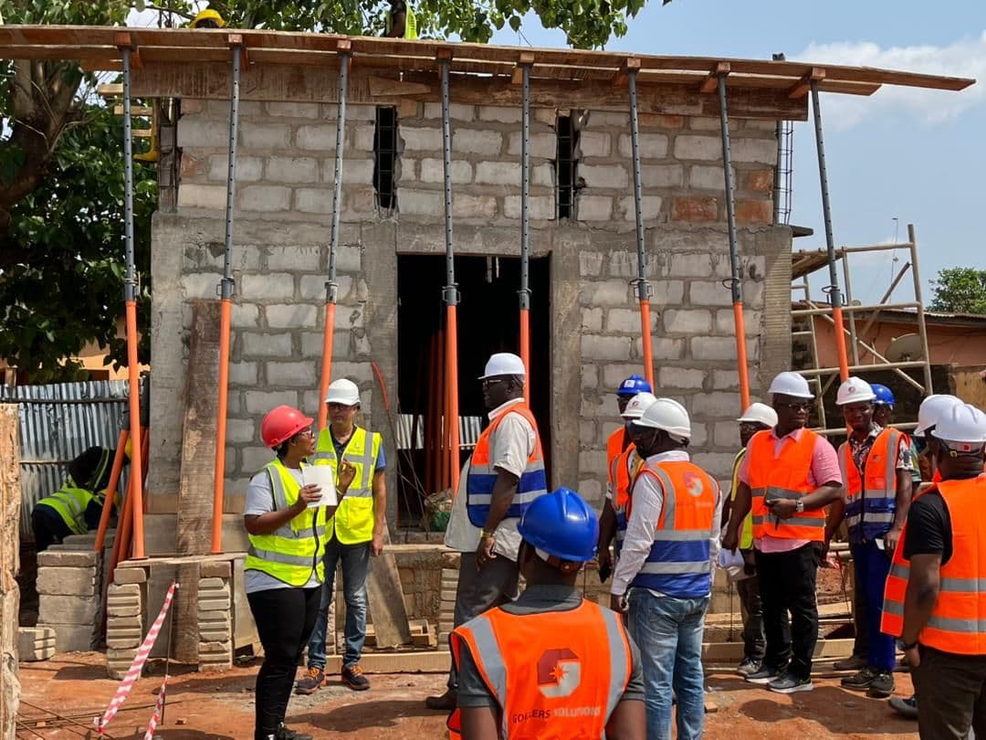 Site visit by the Presidency's project unit to the Porto-Novo site